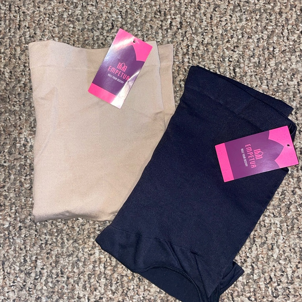 NWT Empetua shaping Shapewear Set in Black and Tan